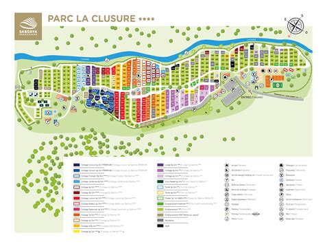 parc la clusure plattegrond|Parc La Clusure Map